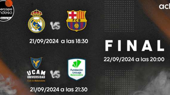 Supercoppa Endesa, il clasico Real Madrid vs Barcelona in semifinal