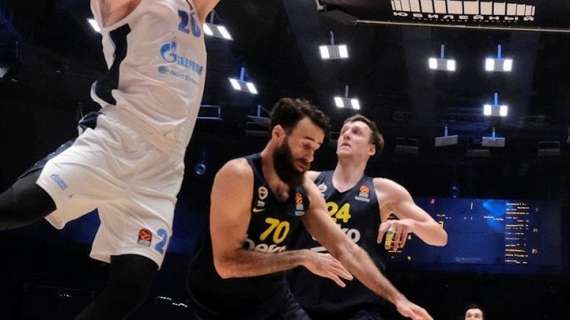 EuroLeague - Il Fenerbahçe torna da S. Pietroburgo con i due punti