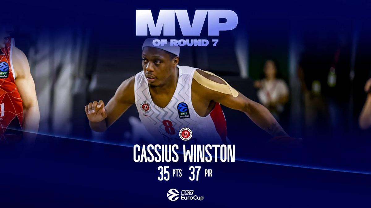 Cassius Winston, Hapoel Midtown Jerusalem, è l'MVP della settima di EuroCup