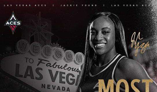 Jackie Young (Las Vegas Aces) è WNBA Most Improved Player 2022