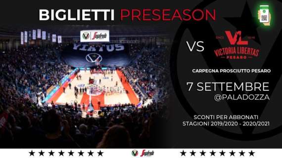 LBA - Virtus Bologna, in vendita i biglietti dell’amichevole con Pesaro