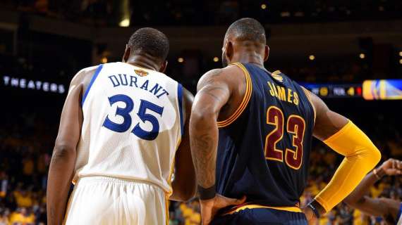 NBA - Andre Iguodala spinge Kevin Durant a superare LeBron James