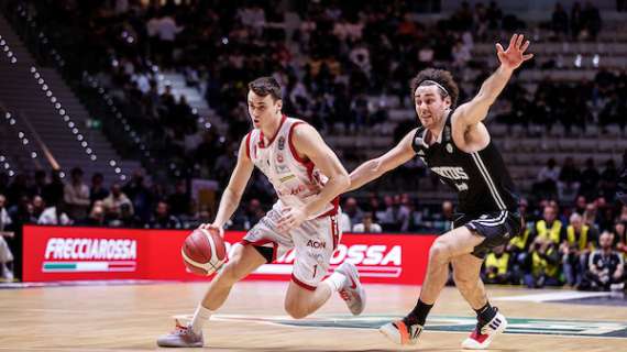 Olimpia a +14 all'intervallo, Dimitrijevic: «Restare soliti e concentrati sulla partita»