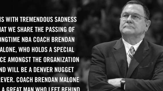 NBA, addio a Brendan Malone: coach e padre dell'allenatore dei Nuggets