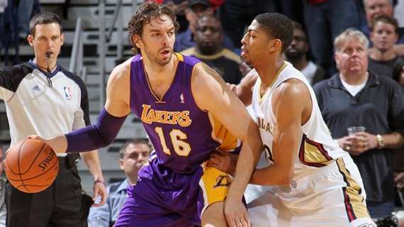 Lakers - Pelicans, back-to-back per Gasol & C.