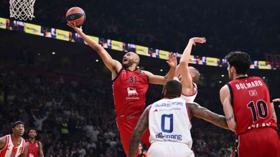 LIVE EL - Stella Rossa vs Olimpia Milano: diretta (78-81, 7.0 secondi e palla ai serbi)