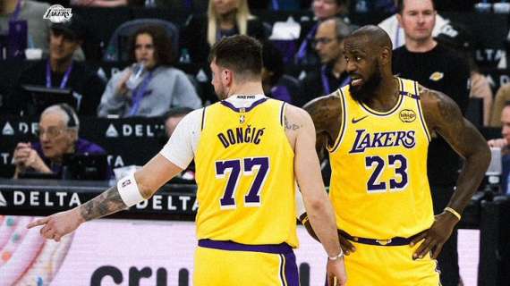 Lakers: LeBron James pronto a passare in secondo piano rispetto a Luka Doncic