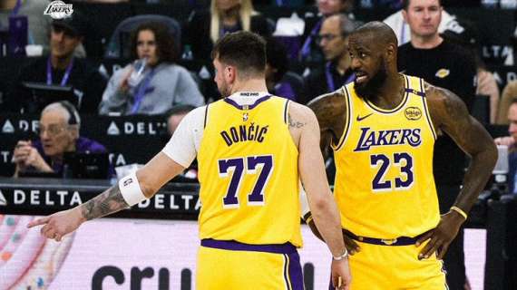 LeBron James fa un annuncio su Luka Doncic senza usare parole