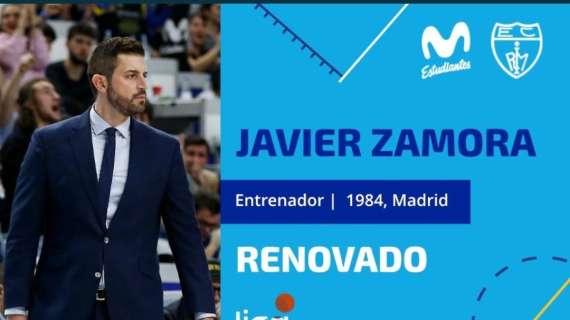ACB - Javier Zamora rinnova con l'Estudiantes