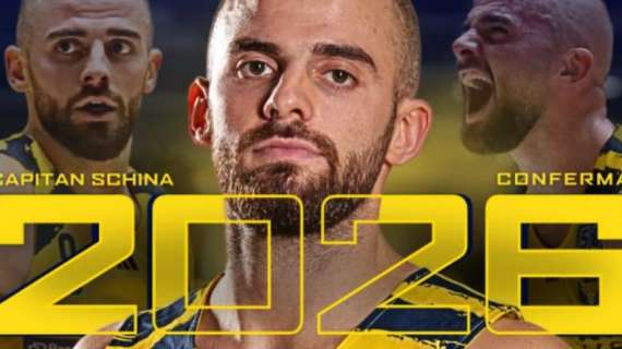 UFFICIALE A2 - Reale Mutua Torino, rinnovato capitan Matteo Schina