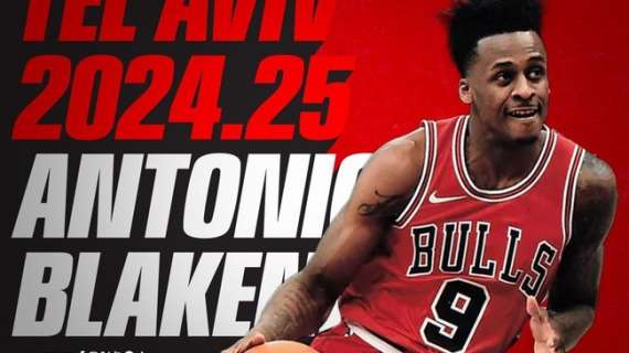 MERCATO EC - Hapoel Tel Aviv, preso anche Antonio Blakeney