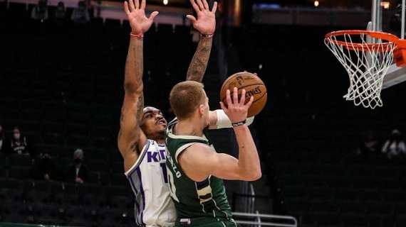NBA - Contro i Sacramento Kings serata tranquilla per Milwaukee