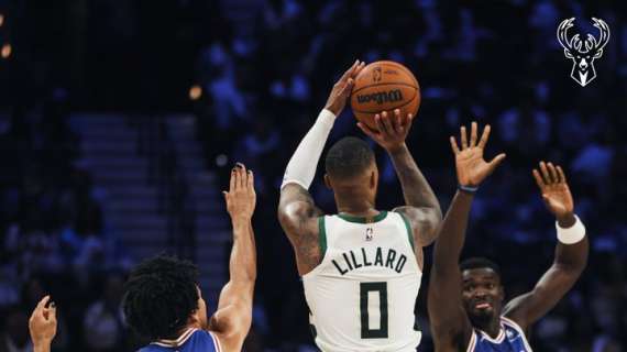 NBA - Tra Bucks e Sixers il duo Lillard-Antetokounmpo fa la differenza