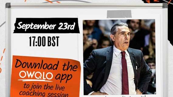 Jr NBA Coaches, Sergio Scariolo relatore al clinic online alle ore 18:00