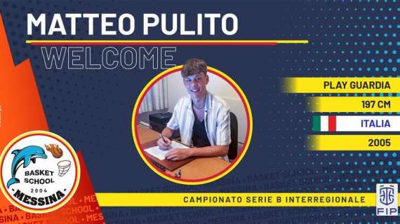 Serie B - Basket School Messina ingaggia il play Matteo Pulito