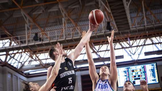 Italbasket U20M, sconfitta contro la Germania: non bastano 14 di Ferrari
