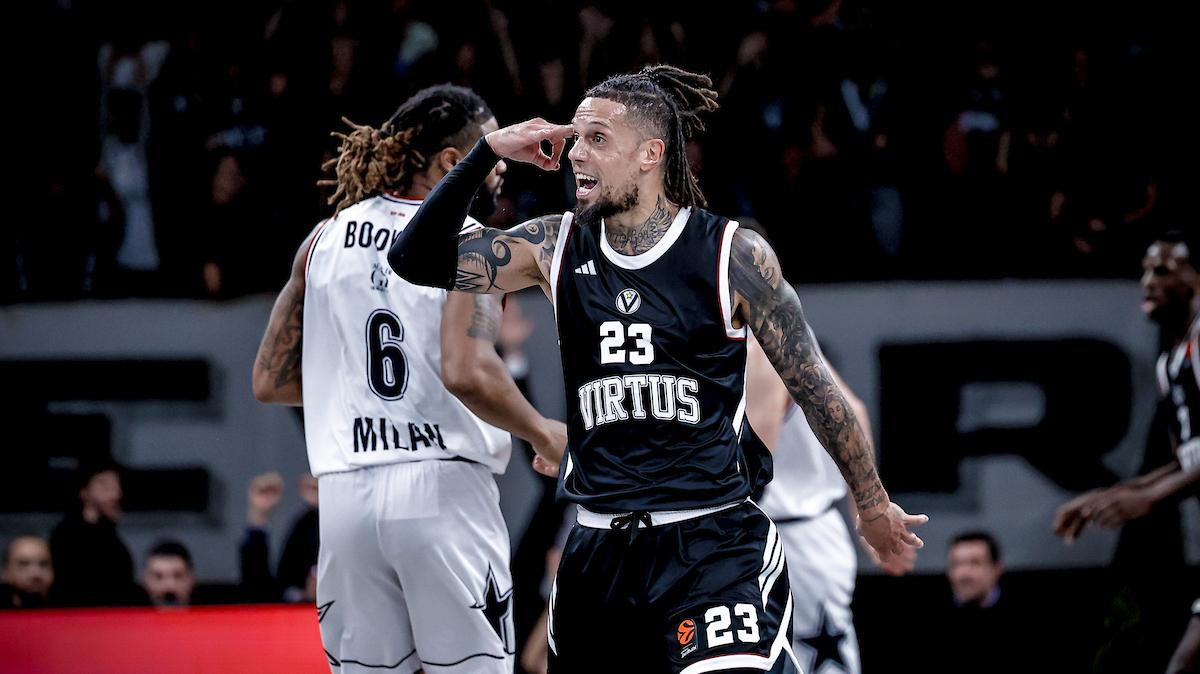 LIVE | Miracolo Virtus Bologna in totale emergenza: vince senza centri ed Edwards contro Milano in eurolega