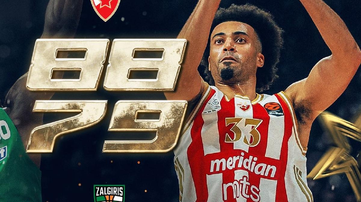 Jordan Nwora trascina la Stella Rossa per sconfiggere l'imbattuto Zalgiris Kaunas