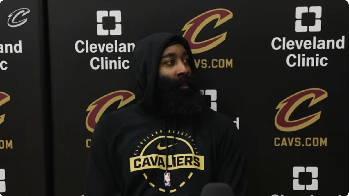 James Harden: il veterano dei Cavaliers non si preoccupa del suo passato nei playoff