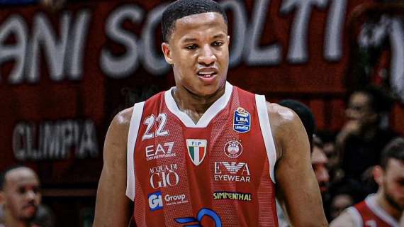 LBA - L'Olimpia perde Devon Hall per almeno due settimane: la nota del club