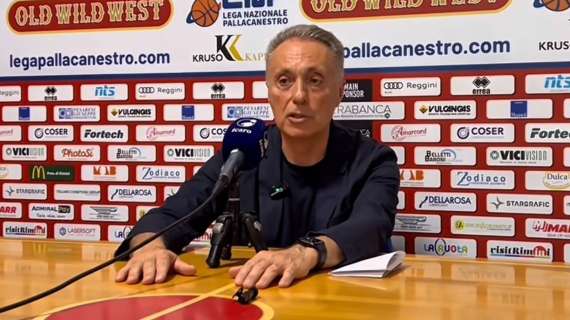 «Siamo inca*zati»: furia Bucchi a Brindisi dopo Gara 1 contro Rimini