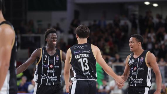Trento, il +40 con Cantù eguaglia il secondo maggior scarto nella storia dell'Aquila in Serie A