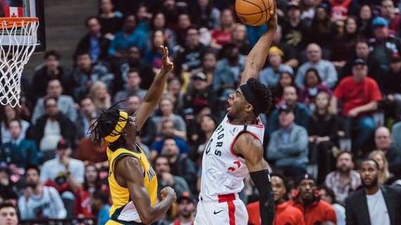 NBA - Brutto tracollo dei Pacers a Toronto