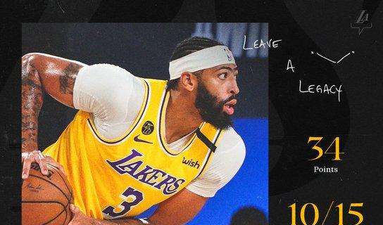 NBA Playoff - Lakers, infortunio per Anthony Davis in gara 4