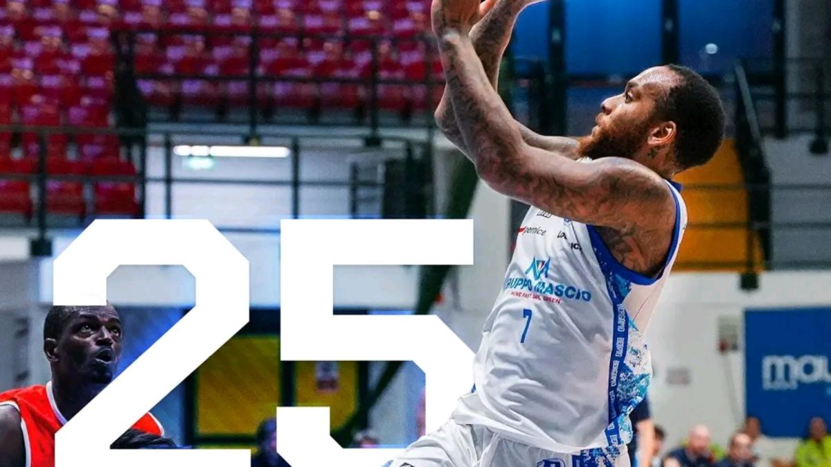 A2 - La Gruppo Mascio Bergamo supera Cento con 25 di D'Angelo Harrison