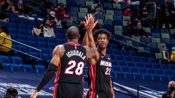 NBA - A New Orleans brillano gli Heat di Jimmy Butler