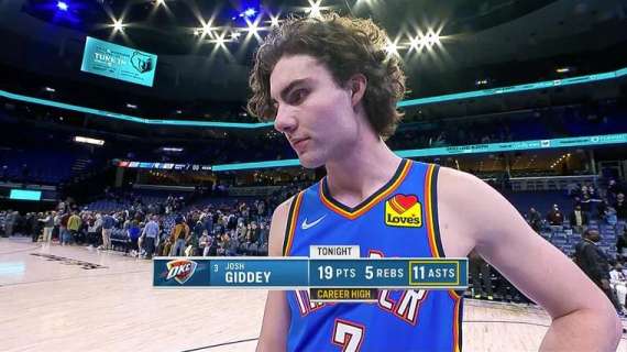 NBA - Oklahoma City: rivedremo Josh Giddey in campo prima della fine della stagione?
