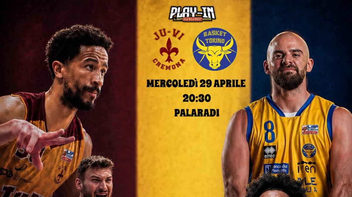 Play-In Serie A2: Cremona–Torino, al PalaRadi è già dentro‑o‑fuori