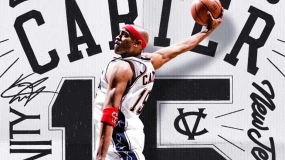NBA, Vince Carter nella storia dei Nets: la sua maglia #15 sarà ritirata