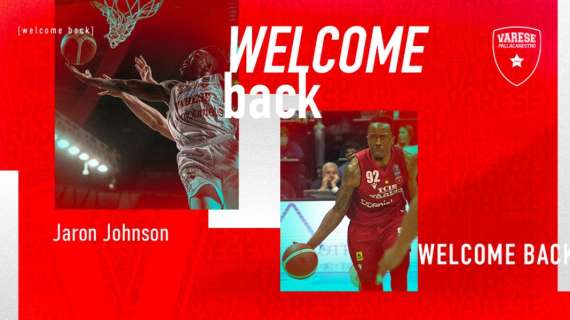 UFFICIALE LBA - Varese, ecco il ritorno di Jaron Johnson