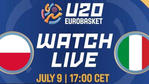 LIVE FIBA Eurobasket U20 F - Italia vs Polonia diretta streaming 19:30