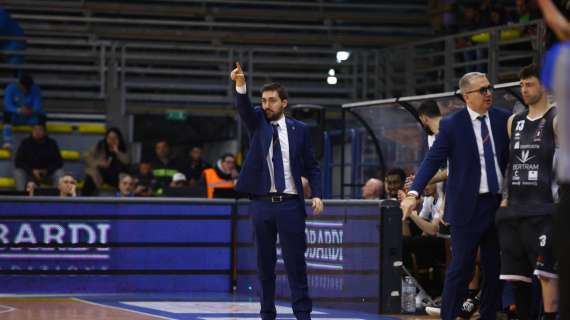 BCL - Derthona, Squarcina "Aggressivi contro l'AEK: vogliamo il passaggio del turno"