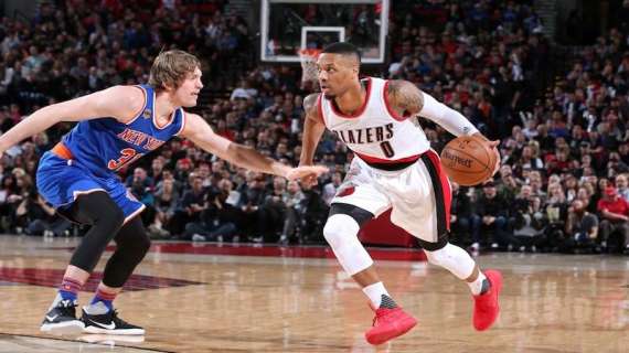 NBA - Knicks a ranghi ridotti, Portland non perde l'occasione