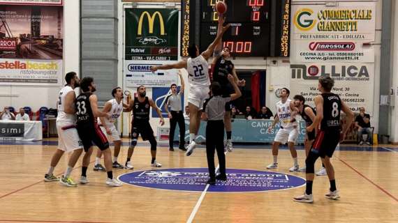 Serie B - Per il Basketball Club Lucca vittoria in trasferta a Cecina