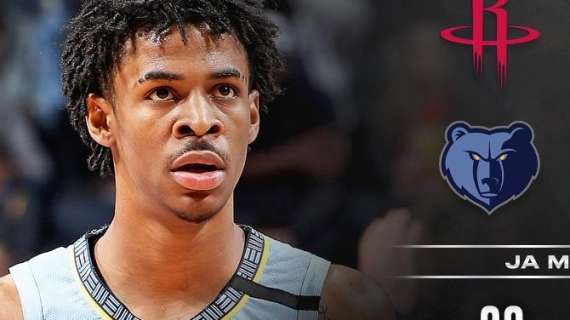 NBA - Morant guida i Grizzlies su Houston
