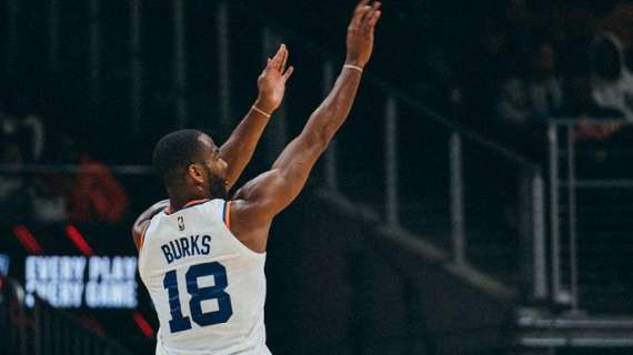 NBA - I Knicks trovano in panchina l'aiuto di Alec Burks
