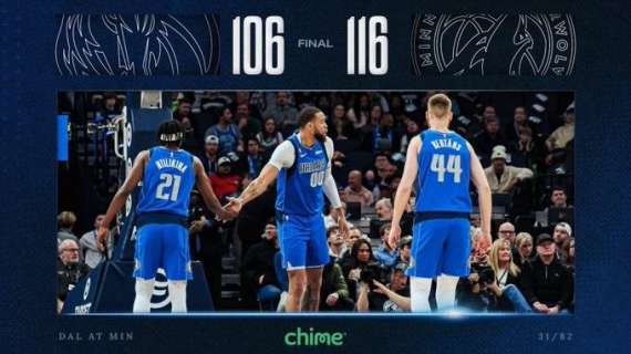 NBA - I Mavericks e Doncic si prendono la rivincita nel Target dei Timberwolves