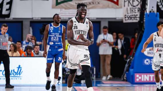 Brescia-Virtus, è 28-50 all'intervallo: il tabellino, già 13 per Shengelia