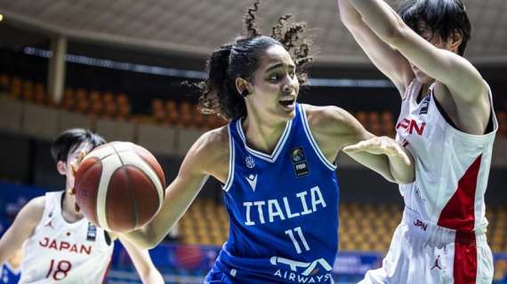 FIBA Mondiali Under 17F - Sconfitta col Giappone: Italia per il settimo posto