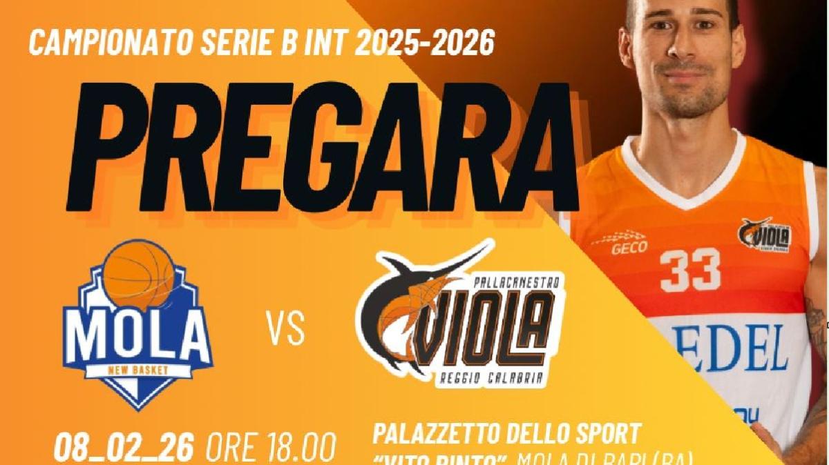 Serie B - Redel Reggio Calabria al PalaPinto del Mola Basket