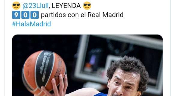 Real Madrid, Sergio Llull tocca le 900 partite con i Blancos