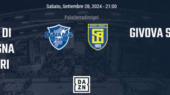 LIVE LBA - Sassari vs Scafati: orario, dove vederla in TV, diretta testuale