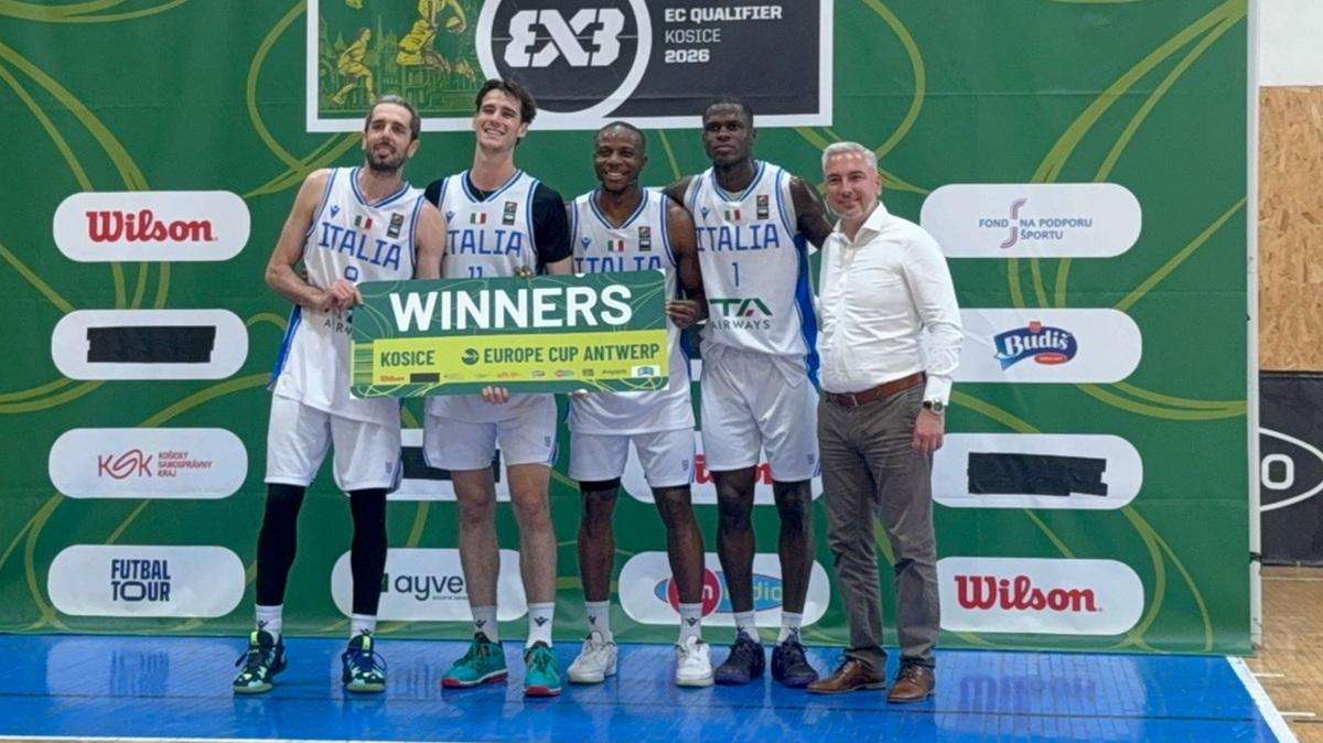 FIBA 3×3 Europe Cup 2026 Qualifiers: l'Italia di Della Valle qualificata