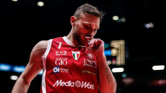 Olimpia, le scelte di Messina contro l'Olympiacos: torna Tonut