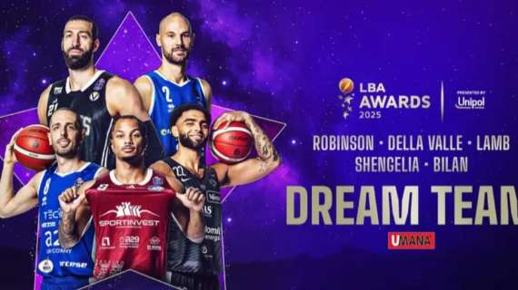 LBA Serie A, ecco il miglior quintetto della stagione 2024/25