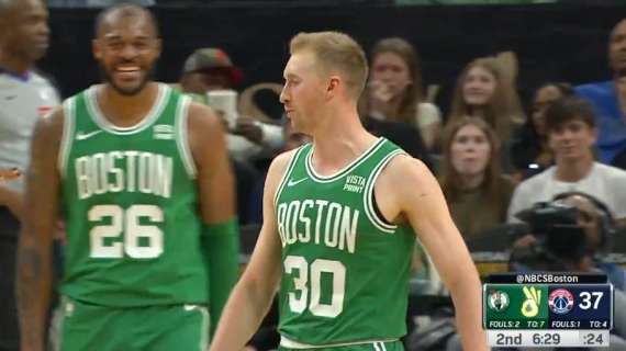 NBA - Celtics, Sam Hauser segna 10 triple in una partita e sfiora il record